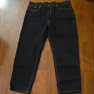 Levi's Men's Dark Blue Relaxed Jeans